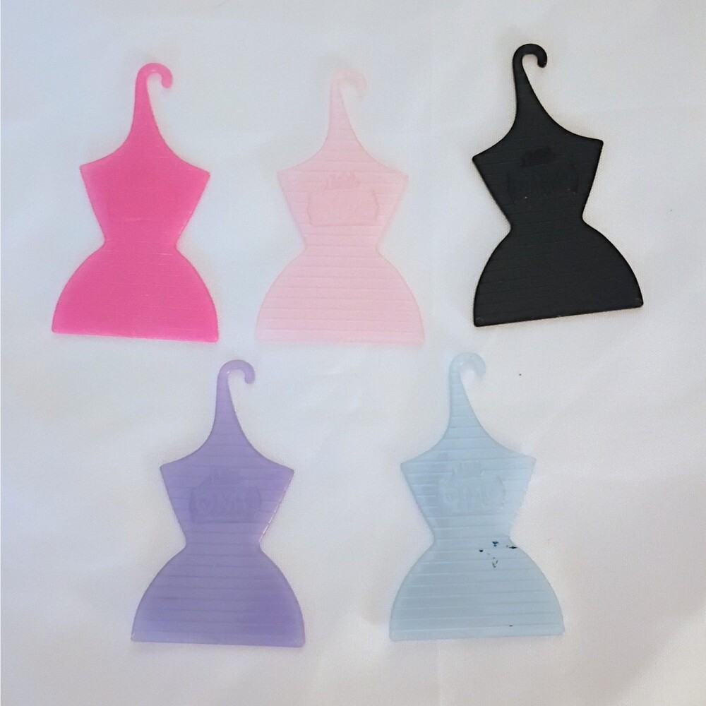 5pc LOL Surprise Doll Clothing Silhouette Hangers Multi Color